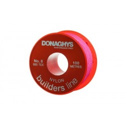 100m Builders Nylon Stringline - Flouro Pink