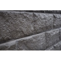 2.0m 200x80mm Split Stone - Charcoal