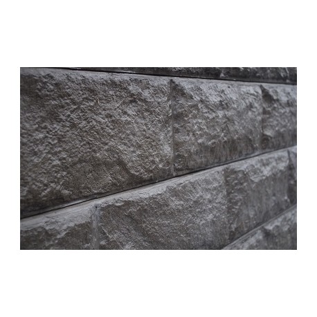 2.0m 200x80mm Split Stone - Charcoal