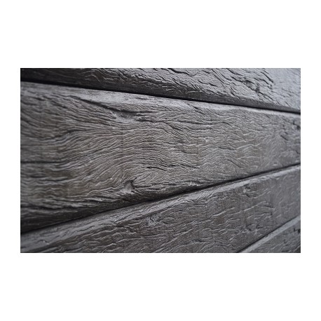 2.0m 200x80mm Timber Grain - Charcoal