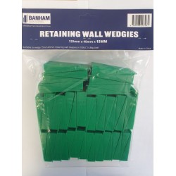 15mm Green Wedges (Bag of 50)